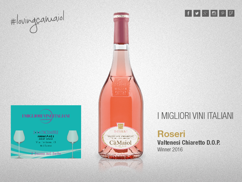 Roseri Valtenesi Chiaretto, best rosé of Lombardia